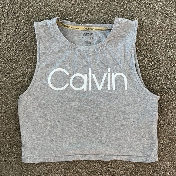 Grey Calvin Klein Tanktop - Picture 2 of 4